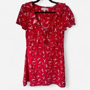 Almost Famous Red Floral Dress Size XL